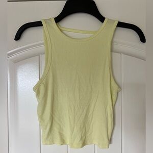 Tilly’s Crop Top - yellow - women’s small
